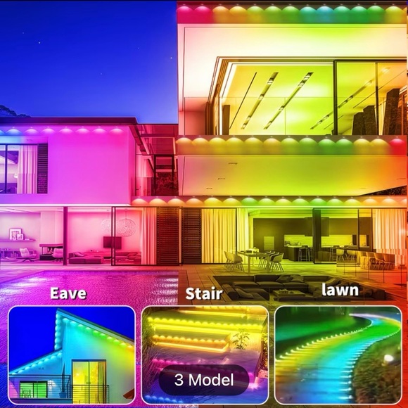 150Ft Permanent Outdoor Lighting - Picture 2 of 15